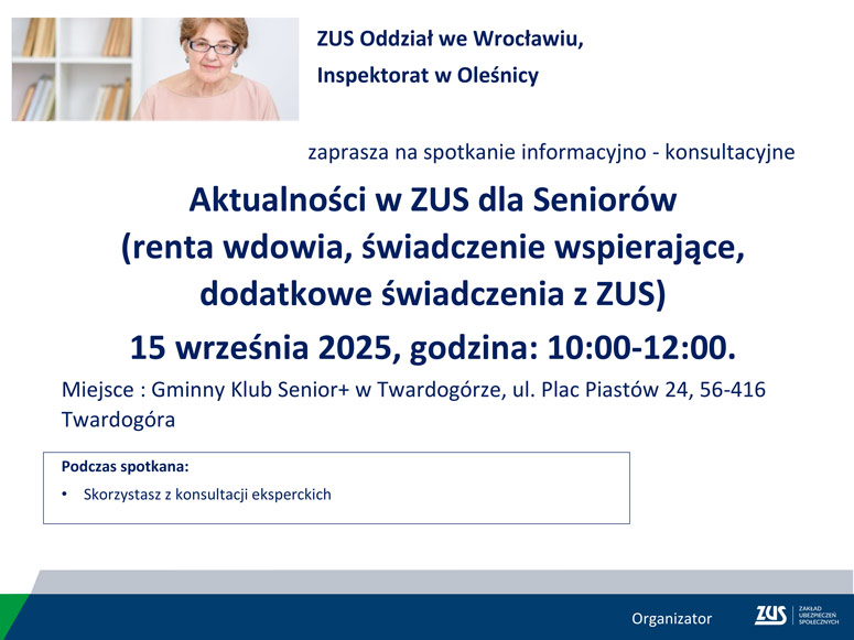ZUZ zaprasza seniorów