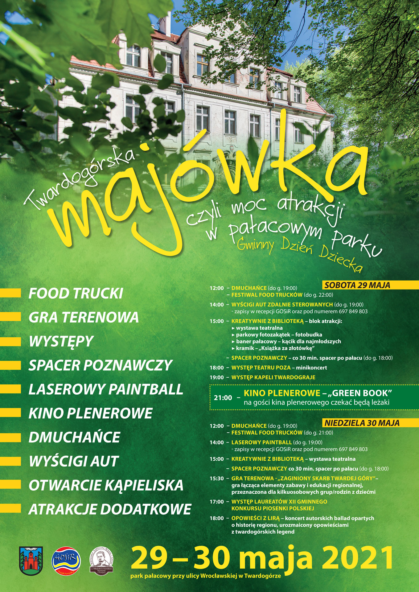 Twardogórska majówka - Festiwal Food Trucków - Gminny Dzień Dziecka