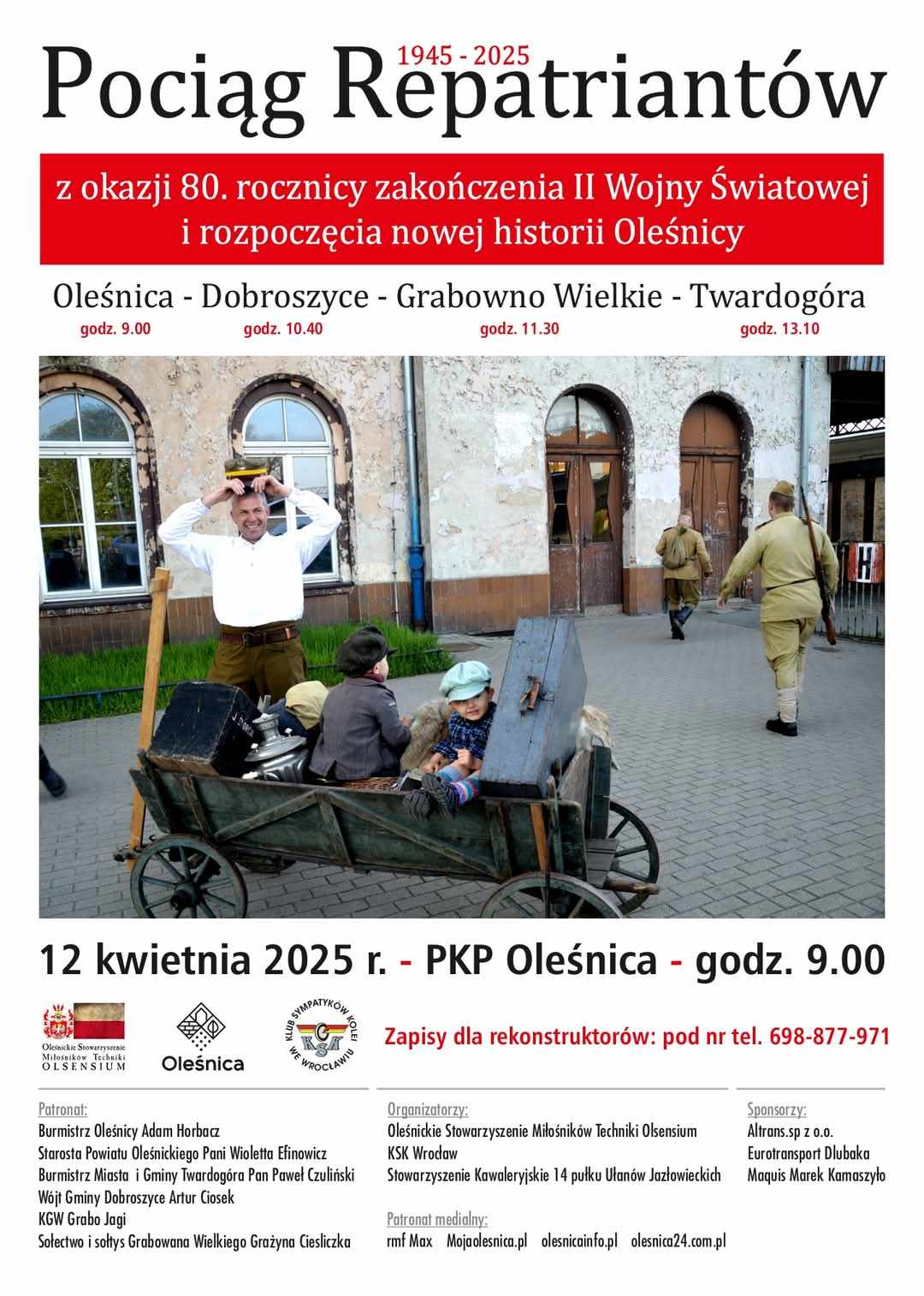 Pociąg Repatriantów w Twardogórze